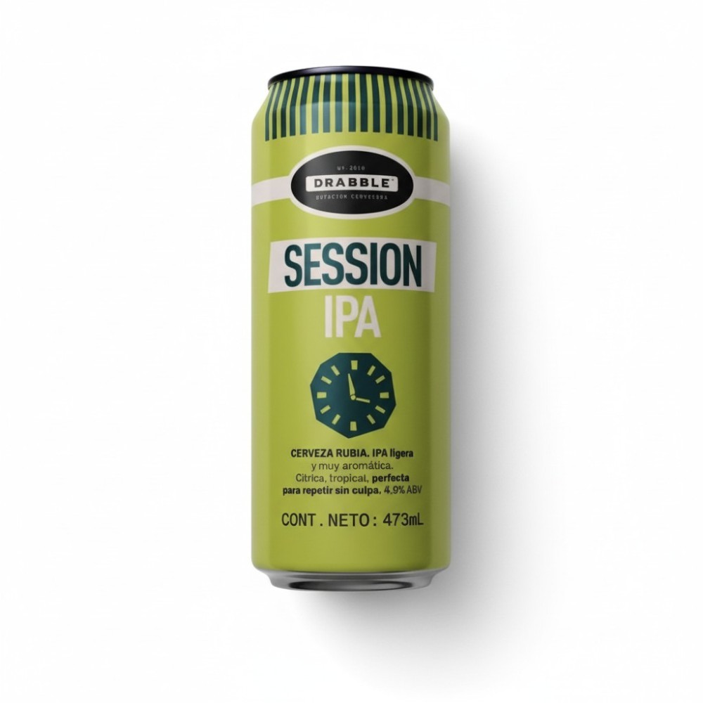 CERVEZA ARTESANAL DRABBLE SESSION IPA 473ML