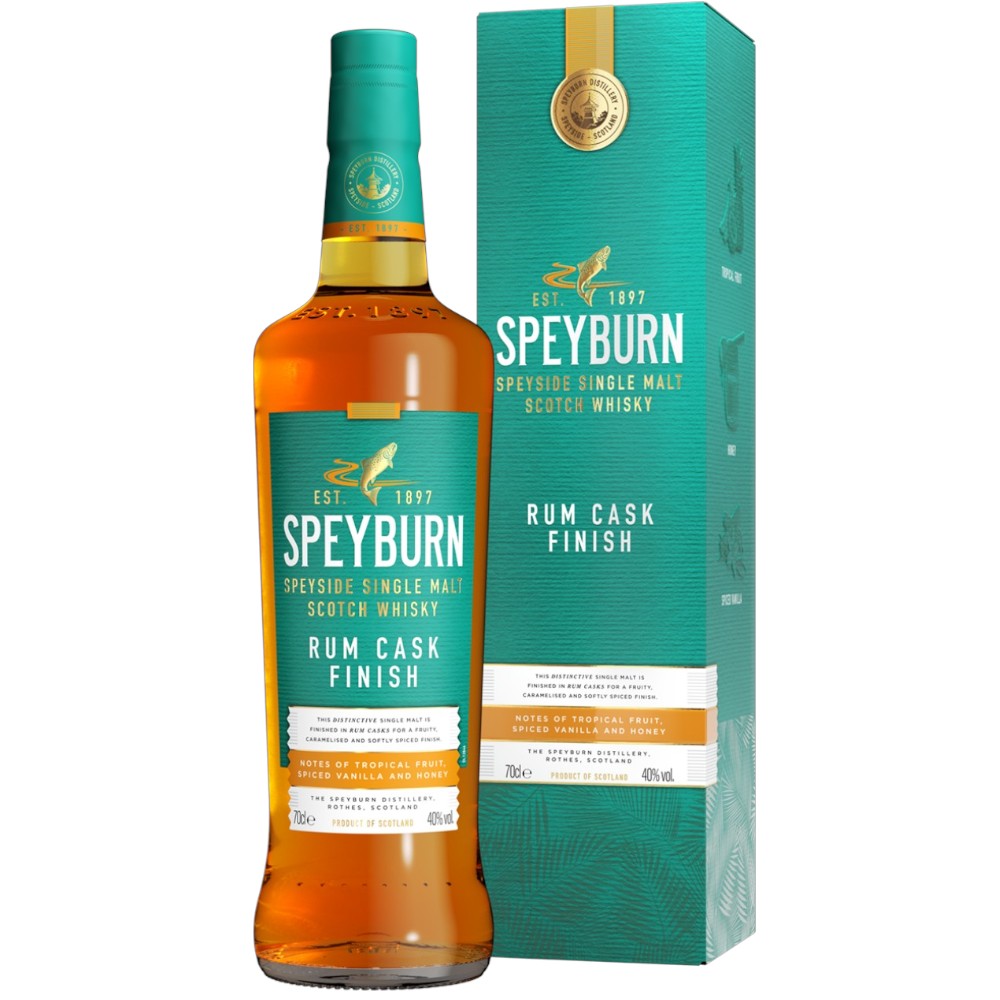 WHISKY  SINLGE MALT SPEYBURN RUM CASK
