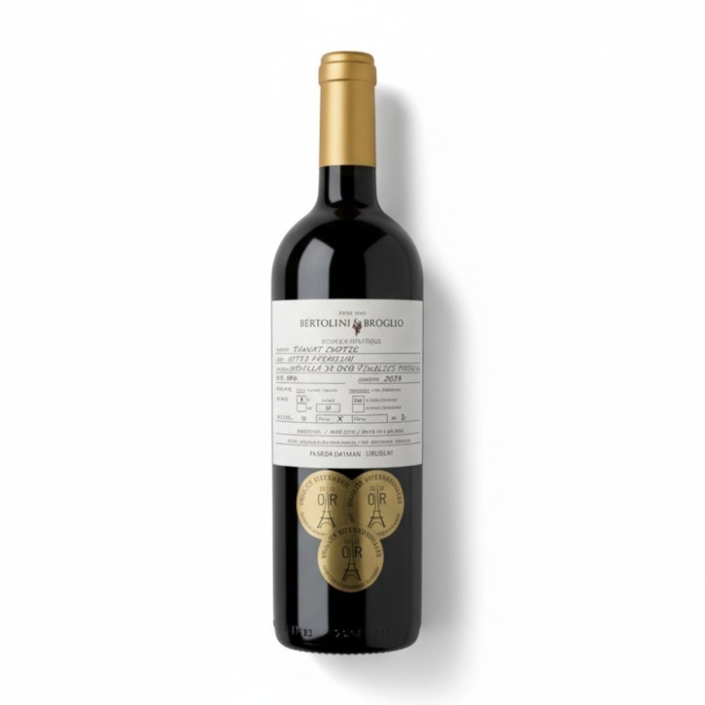 VINO BERTOLINI BROGLIO EXOTIC ULTRA PREMIUM ROBLE FRANCES