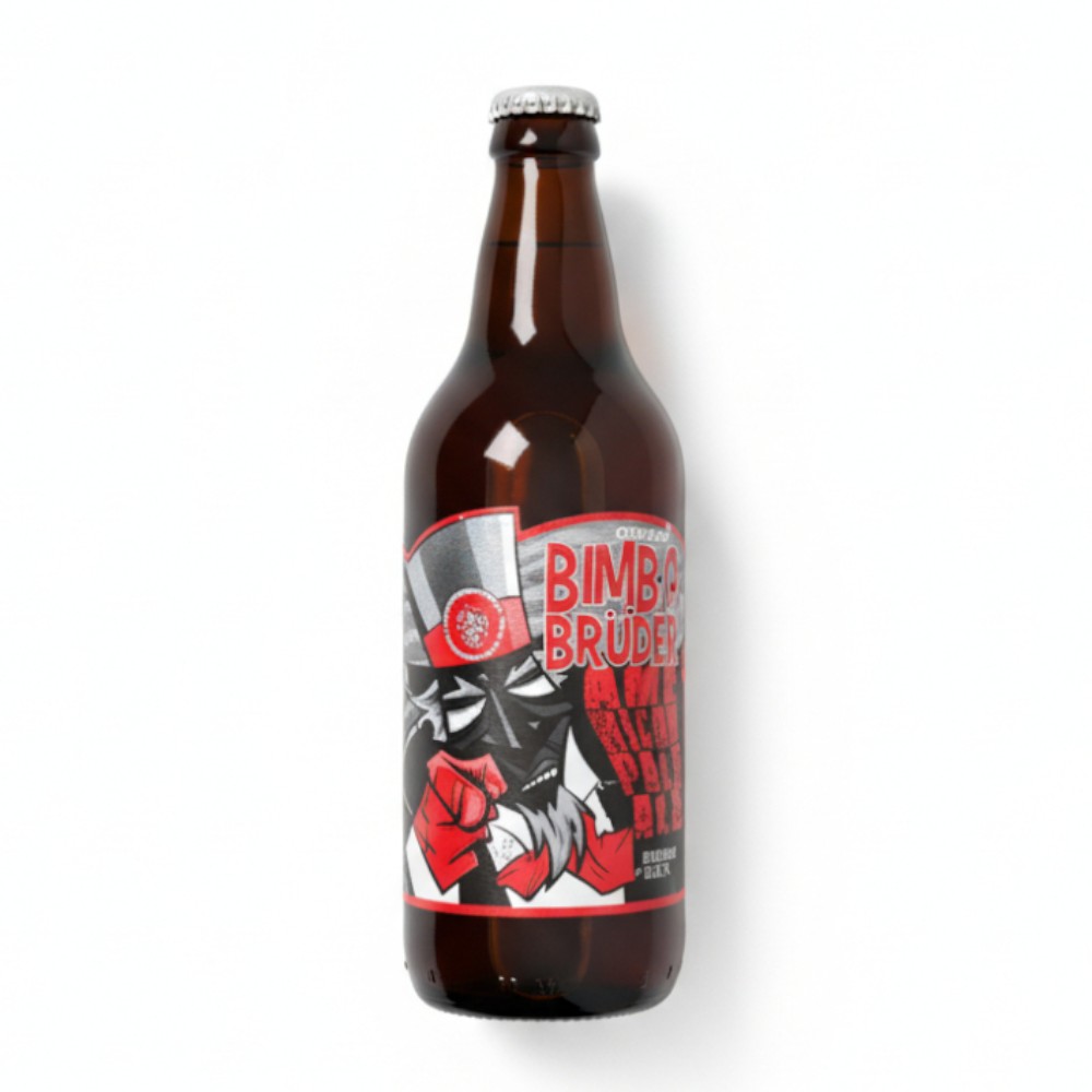 CERVEZA ARTESANAL BIMBA BRUDER AMERICAN PALE ALE 600ML