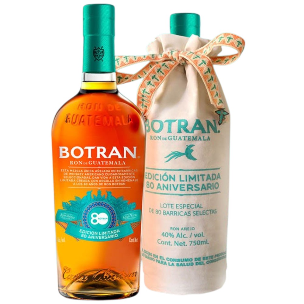 RON BOTRAN EDICION ESPECIAL 80 ANIVERSARIO