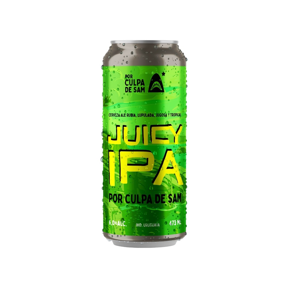 CERVEZA ARTESANAL POR CULPA DE SAM JUICY IPA