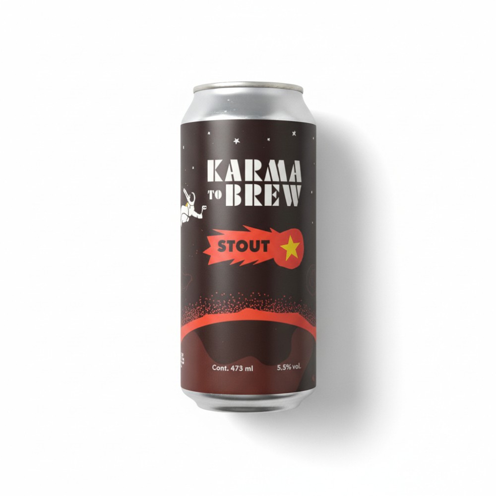 CERVEZA ARTESANAL KARMA STOUT 473ML