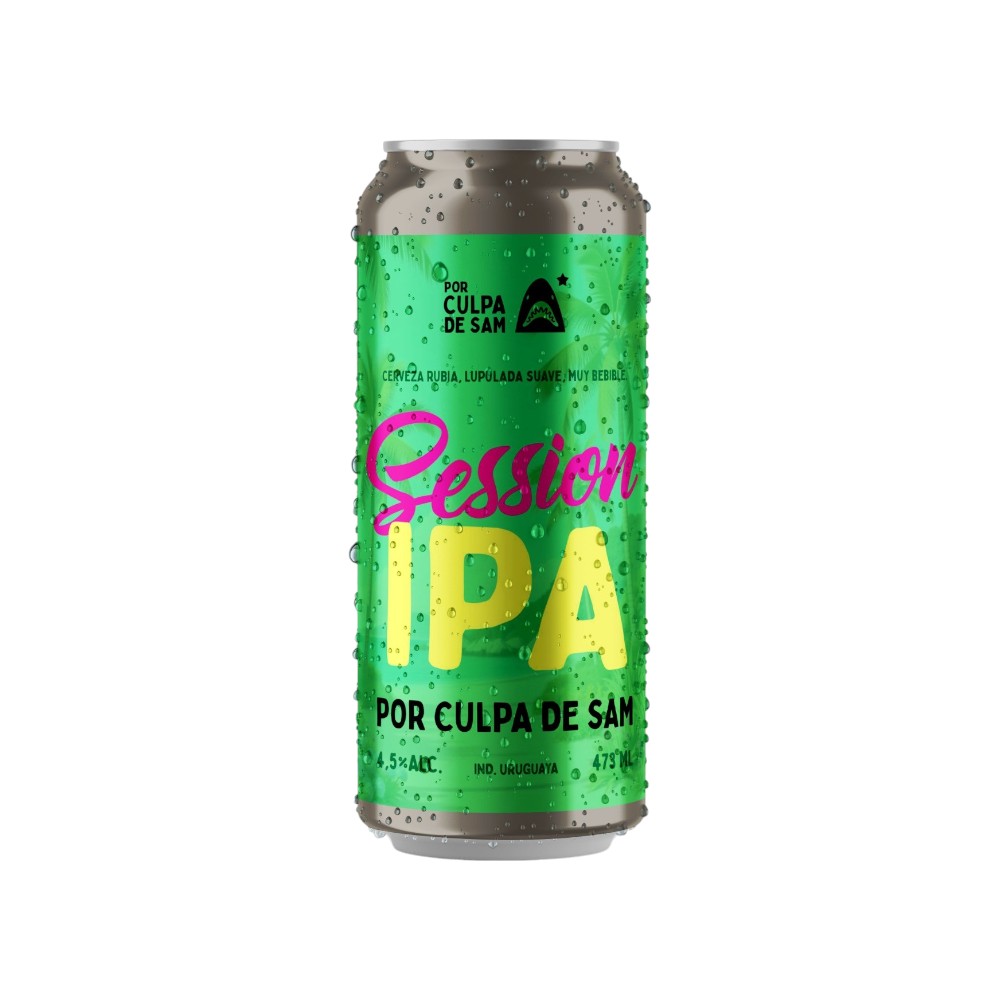 CERVEZA ARTESANAL POR CULPA DE SAM SESSION IPA